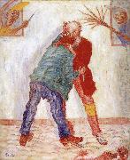 James Ensor The Fight Spain oil painting artist